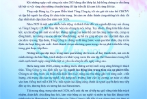 Thư chúc mừng năm mới 2026 của Tổng Giám Đốc